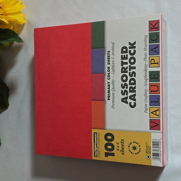 the paper company Other - Cardstock Paper 6" x 6" for scrapbooking NEW unopened, 100 Sheets